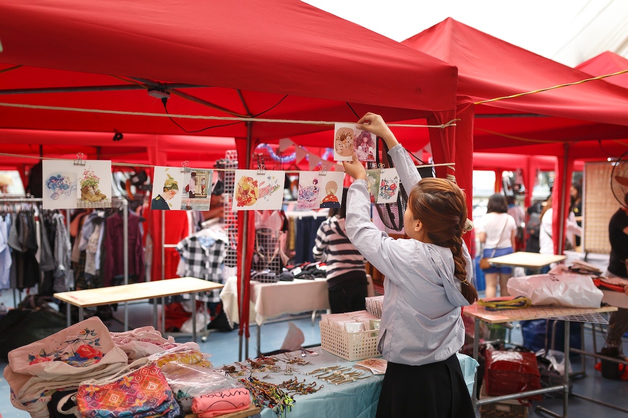 come allestire uno stand