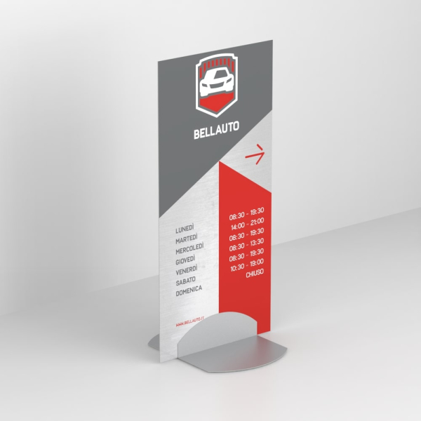 Totem in alluminio (per esterno)